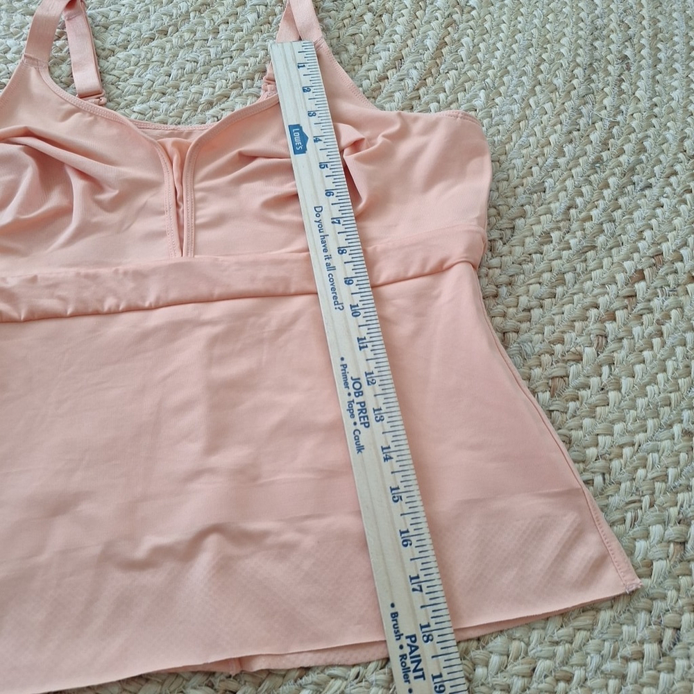 Ruby Ribbon Reina Camisole 1812 Women 42 Peach Orange Shaping Cami Tank Apricot - Picture 5 of 10
